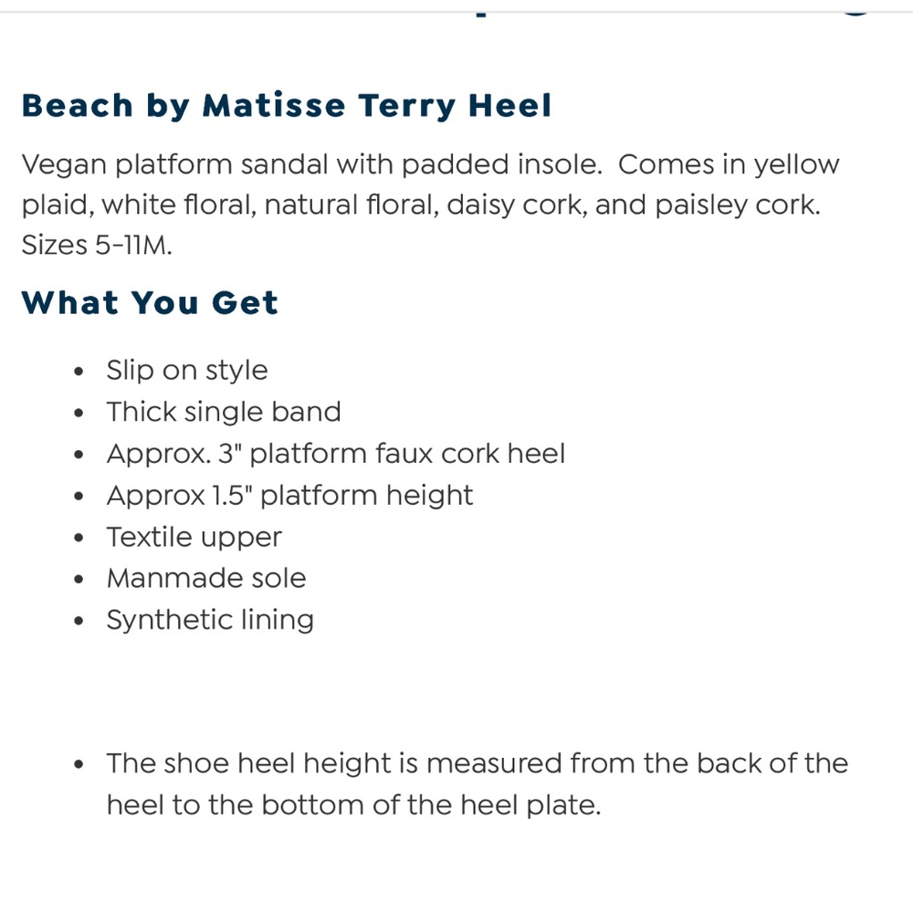 Beach by Matisse Platform - Picture 10 of 10